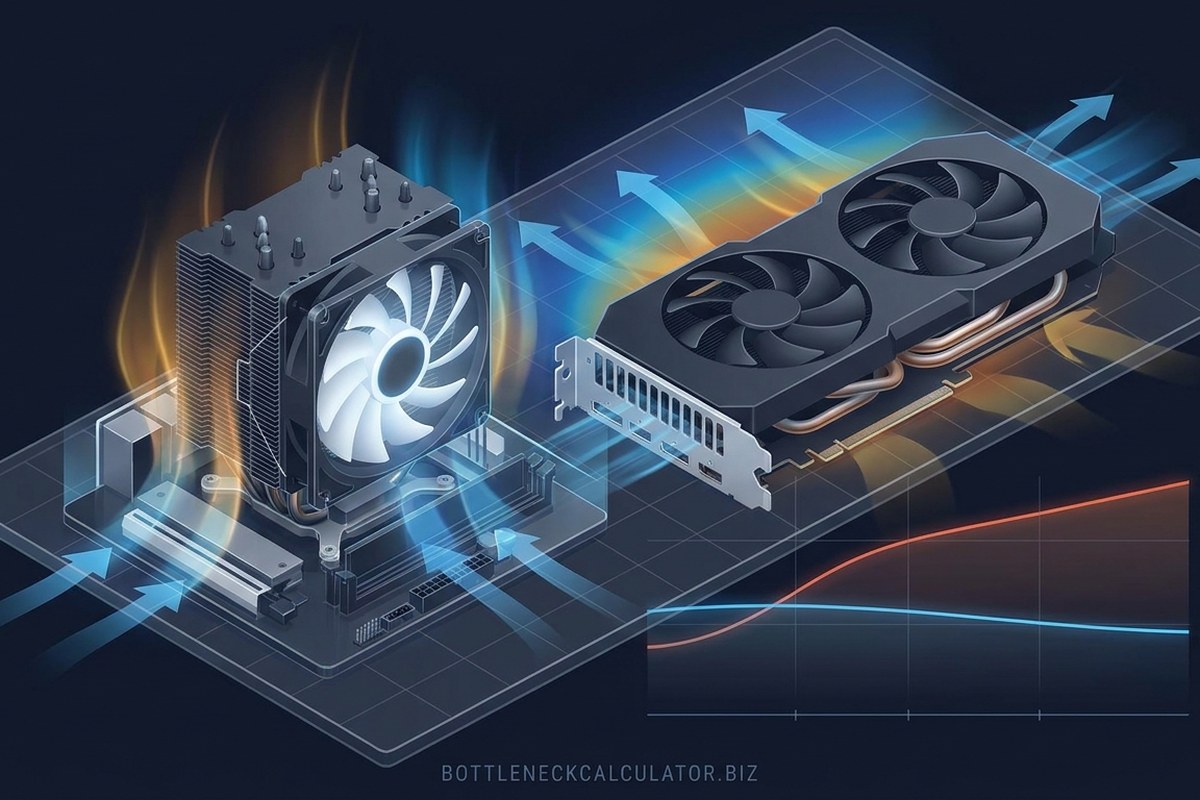 Original editorial visualization about Thermal Throttling vs. a Hardware Bottleneck